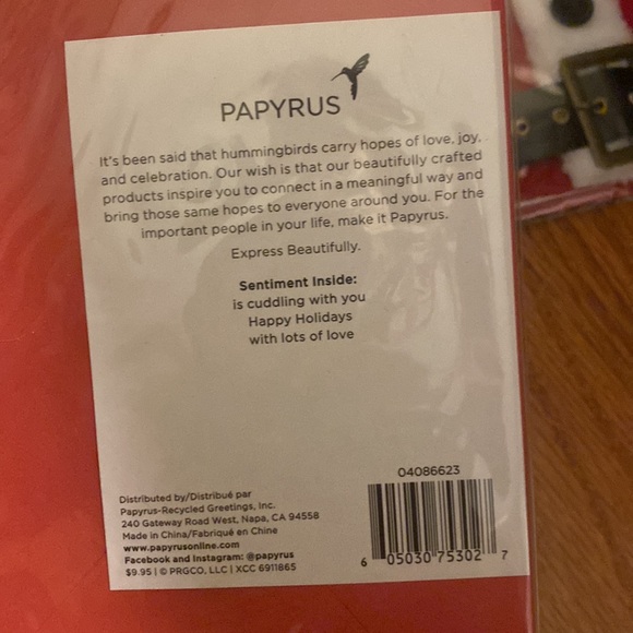 Collection of 5 brand new Papyrus holiday cards incredible - Picture 8 of 11